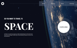 Galaxy Landing Page